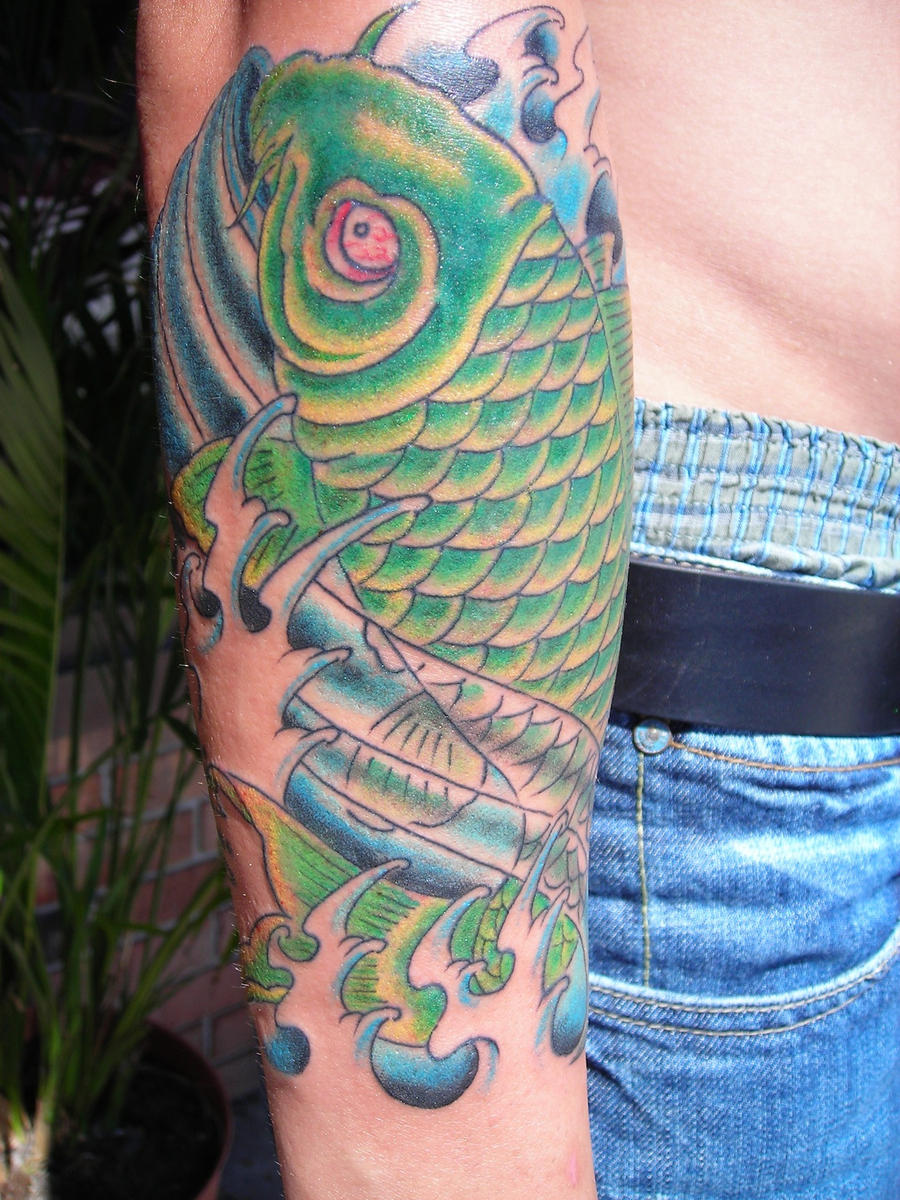 koi and water tattoo by PPatrick on DeviantArt