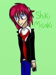 Shiki Misaki: Character Ref by Zorceus