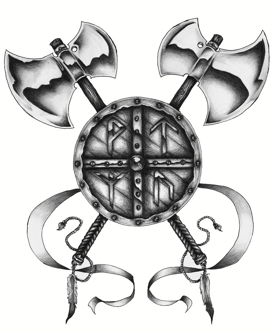 Crest Rune Rune Shield Crest by PrehistoricRobot on DeviantArt