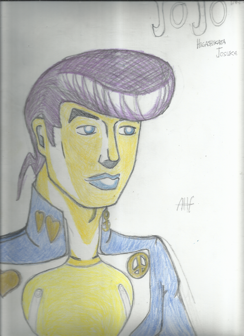 Higashikata Josuke (color fan art) by AndryHF on DeviantArt