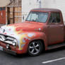 Old Red Ford Truck