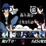 Ikuto x Sasuke wallpaper