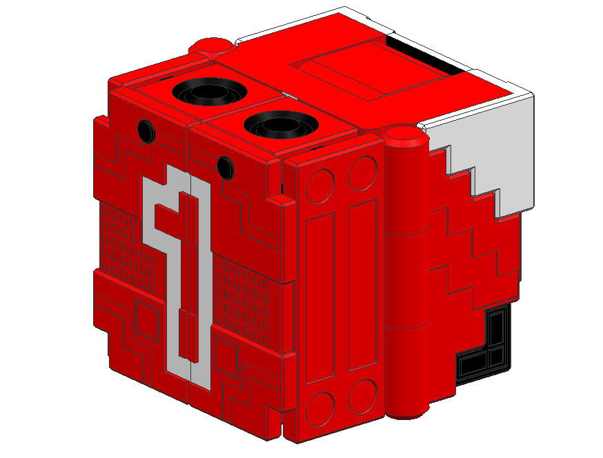 Cube Eagle - Cube Mode Version 2 by Quester-dragon on DeviantArt