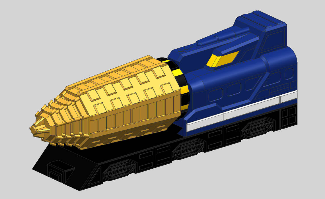 Violet Ressha Drill Ressha - V3 by Quester-dragon on DeviantArt