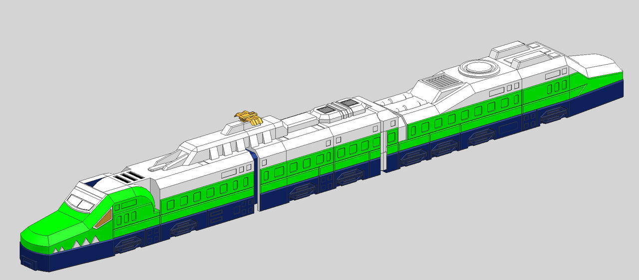 Violet Ressha Alligator Ressha - V3 by Quester-dragon on DeviantArt