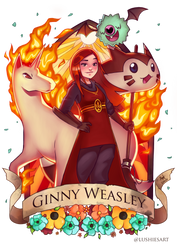 Pottermon: Ginny Weasley by Lushies-Art