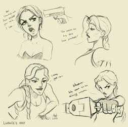 Tomb Raider Chronicles Sketches