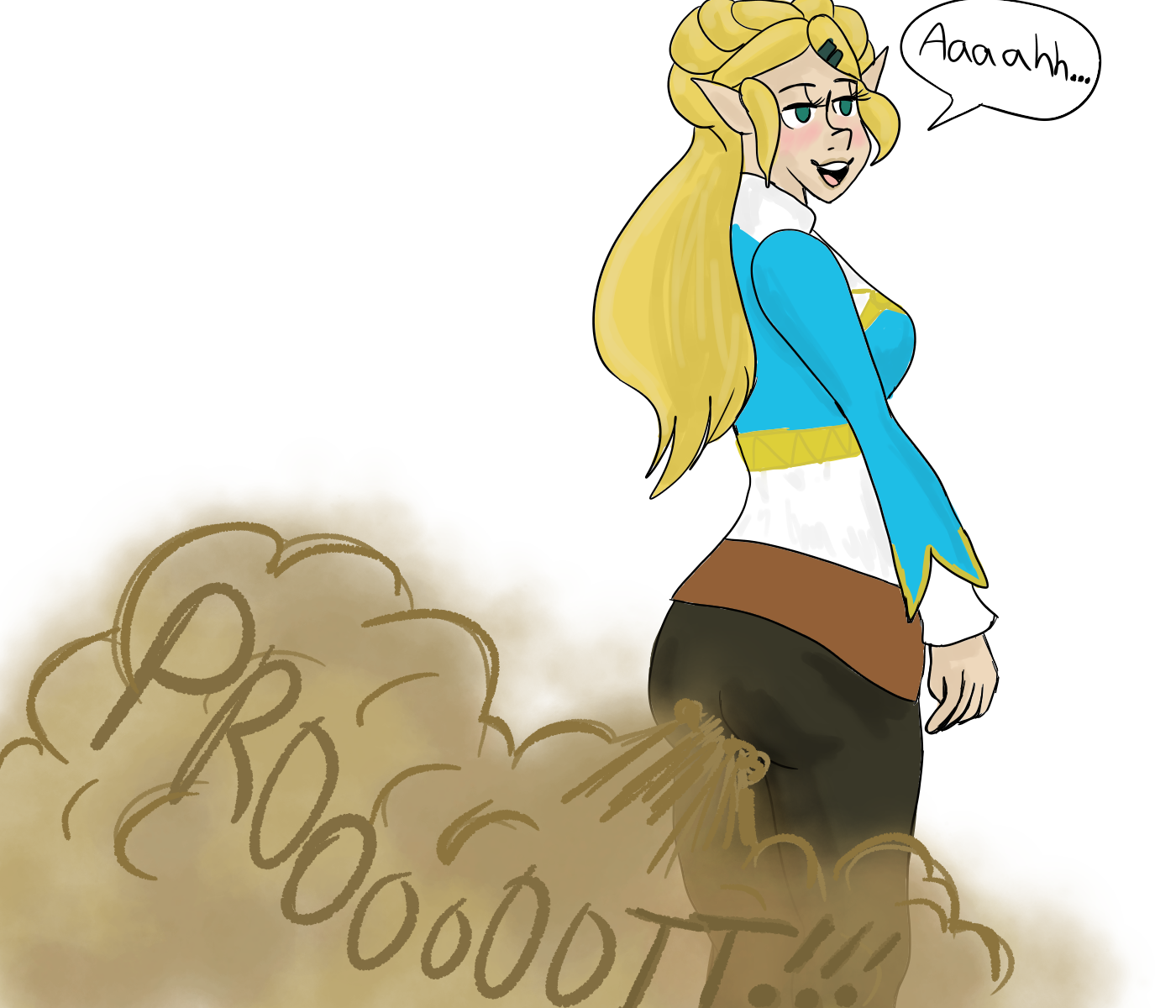 Zelda Burping Animation Zelda Belching and Farting by Metal-Blade on DeviantArt