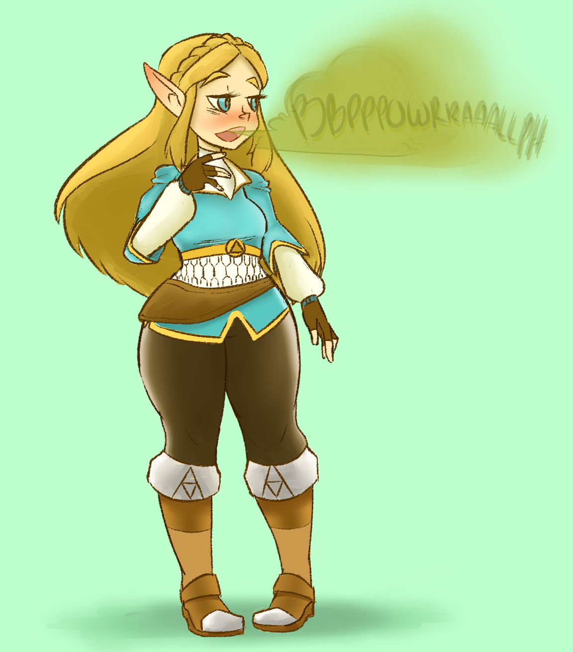 Zelda Burping Animation Zelda Belching and Farting by Metal-Blade on DeviantArt