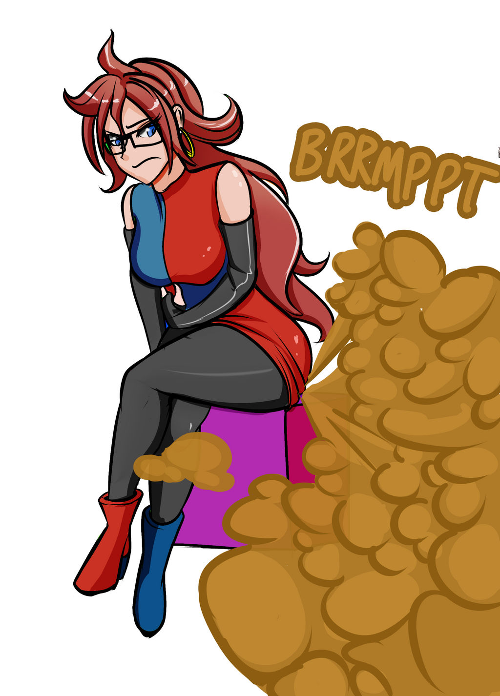 Android 21 Blowing Out Some Gas By Metal Blade On Deviantart Android 21 Blowing Out Some Gas By Metal Blade On Deviantart