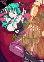 Morrigan Aensland Farting (see desc.) by Metal-Blade