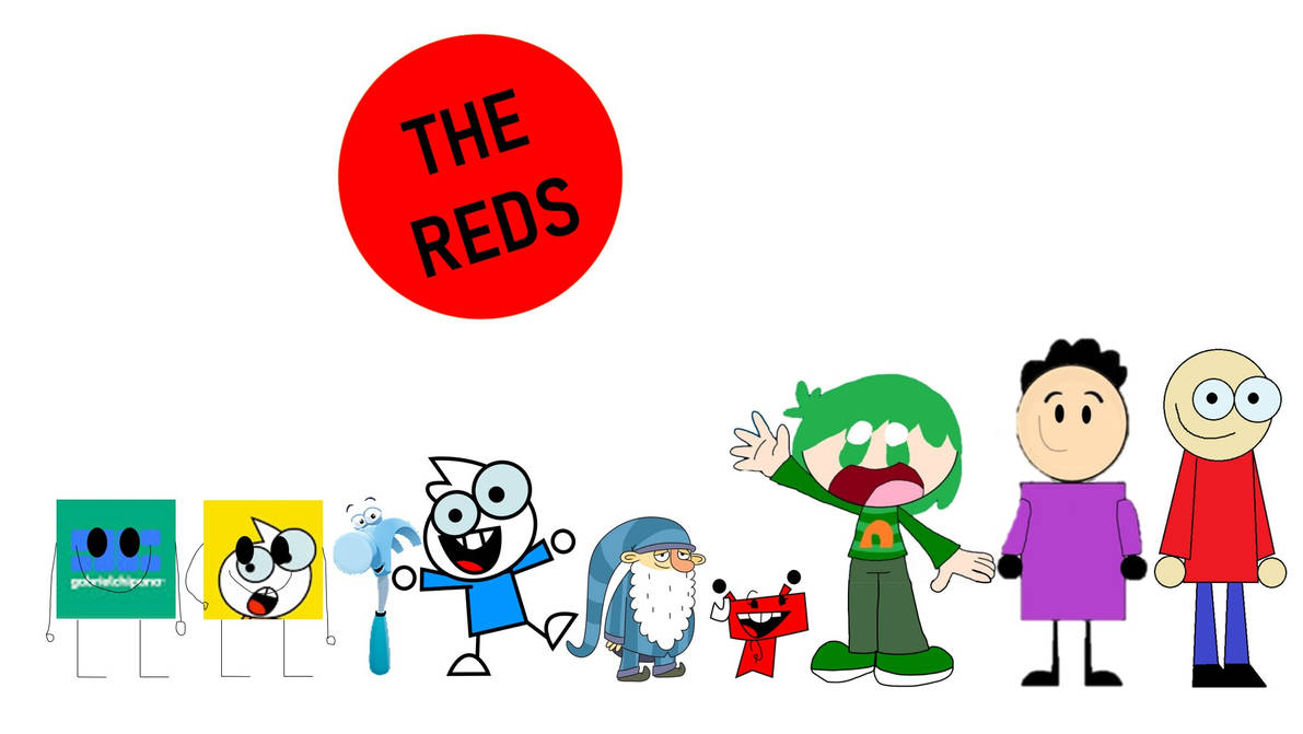 Mixed Reds Characters I made a team named The Reds by MGGStudios on DeviantArt