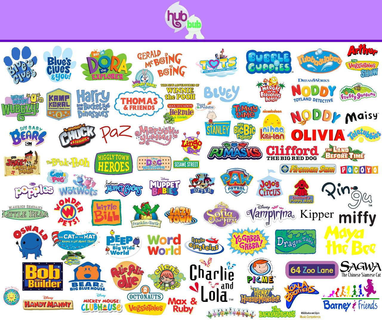 Hubbub Hubbub Revival Lineup Channel Version Updated by MGGStudios on DeviantArt