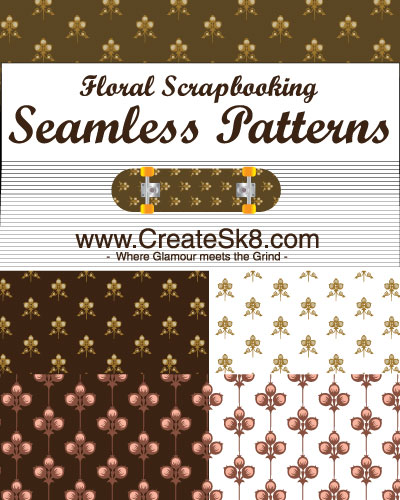 Floral Scrapbooking Patterns