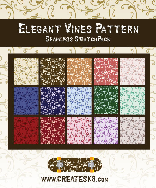 Elegany Swirly Curls Patterns