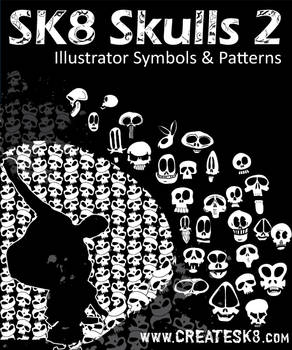 Skateboard Skulls 2 -