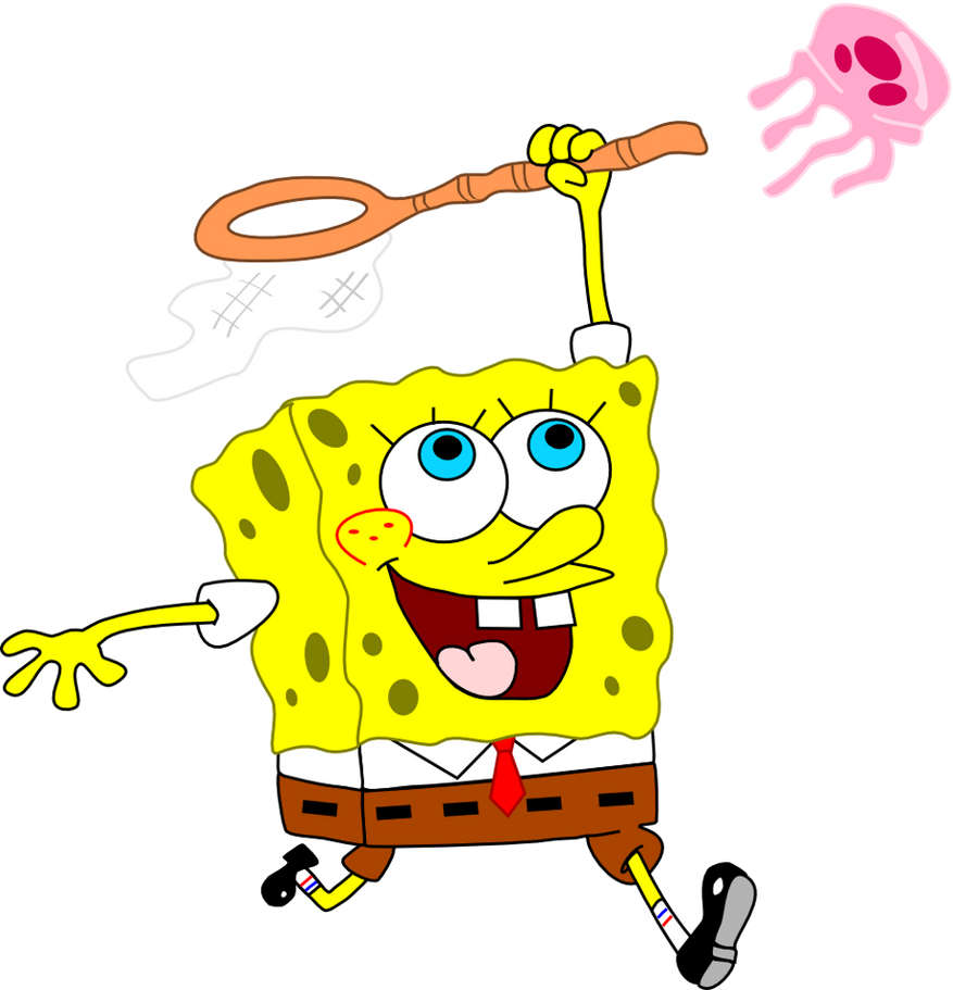 SpongeBob Jellyfishing by Coconautical on DeviantArt