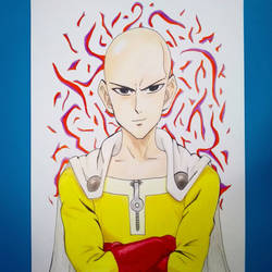 saitama one punch man fanart