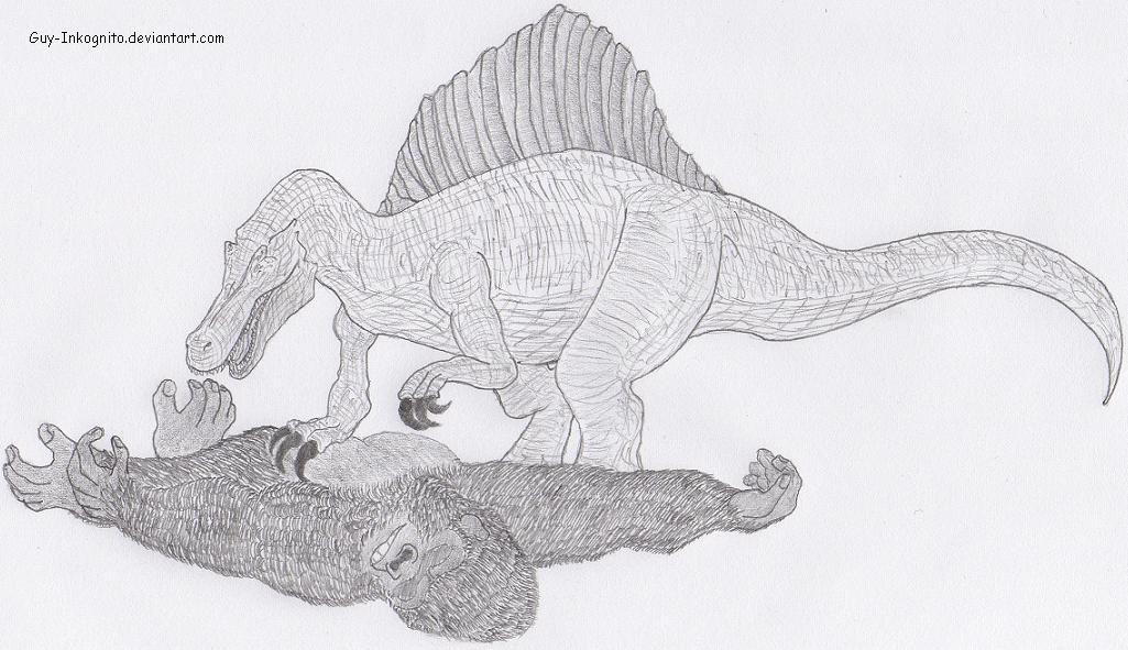 King Kong vs Spinosaurus