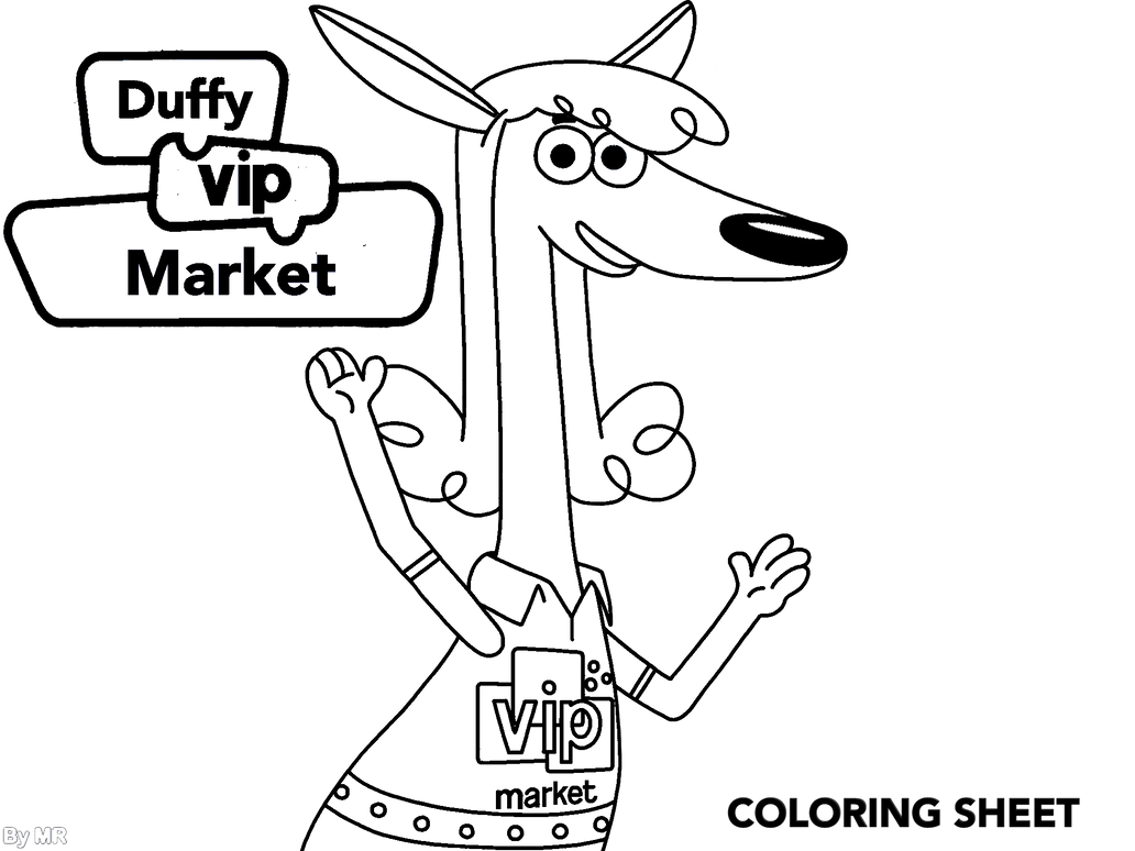 Vip Duffy coloring sheet by DuffyVipmarket on DeviantArt