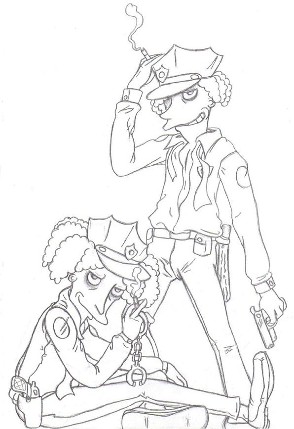 Sexy Springfield Cops sketch