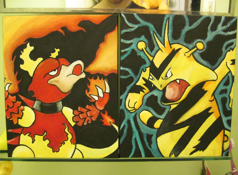 Magmar and Electabuzz