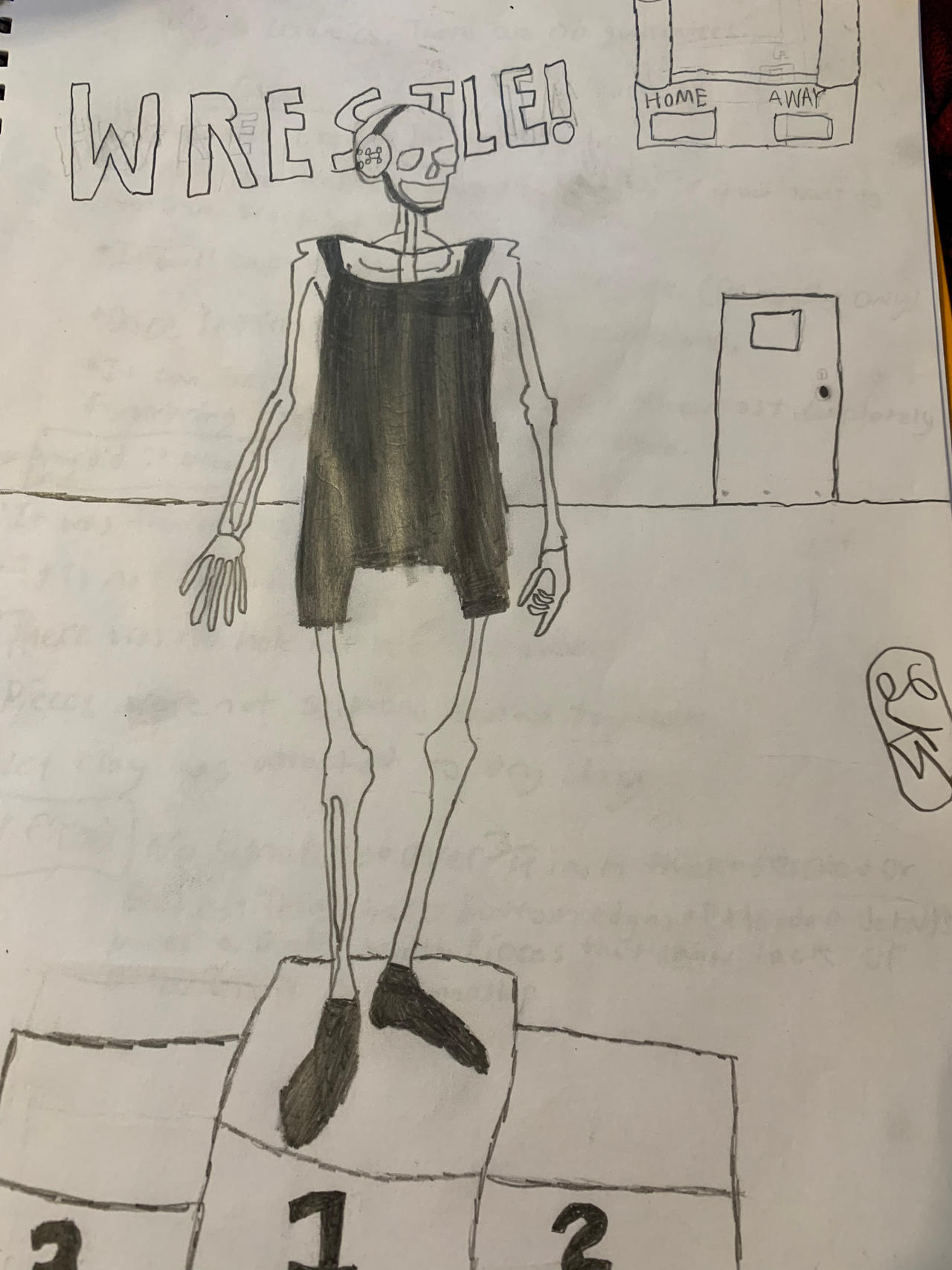 Skeleton Wrestler (Monster Series) by OsamaB1nLaden on DeviantArt