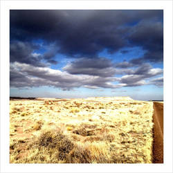 Dirt and sky