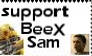 I Support BeeXSam Stamp