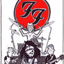 foo fighters caricature