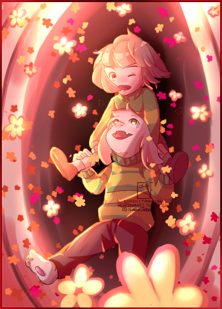 UnderTale Chara And Asriel by ColdheArts17 on DeviantArt