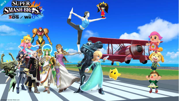 Super Smash Bros 4 (Smash Females)