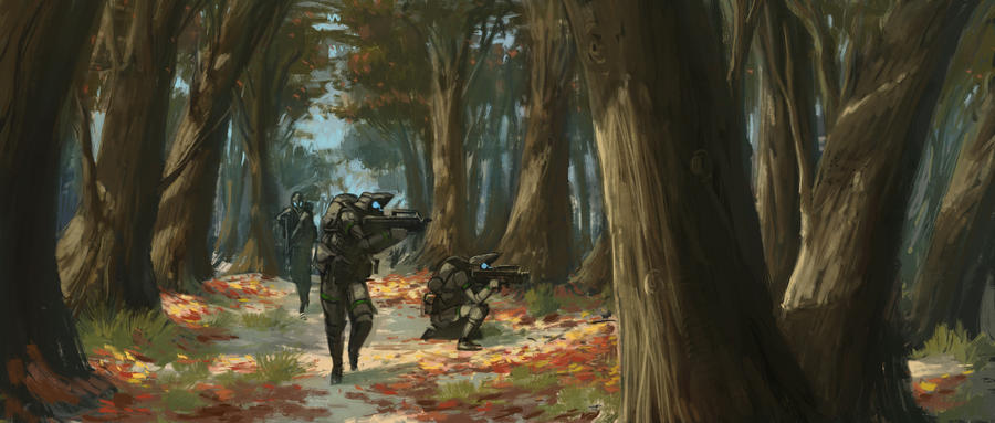 Forest Patrol by CrazyAsian1