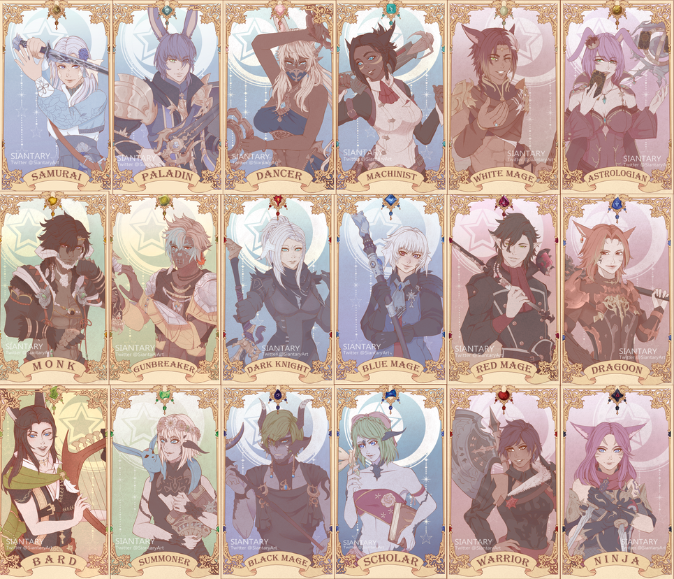 FFXIV Card Collection by Siantary on DeviantArt