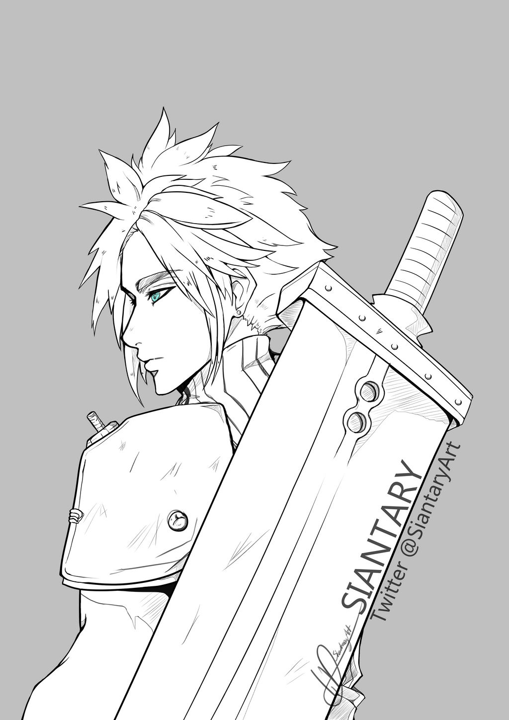 FFVII Cloud Strife by Siantary on DeviantArt