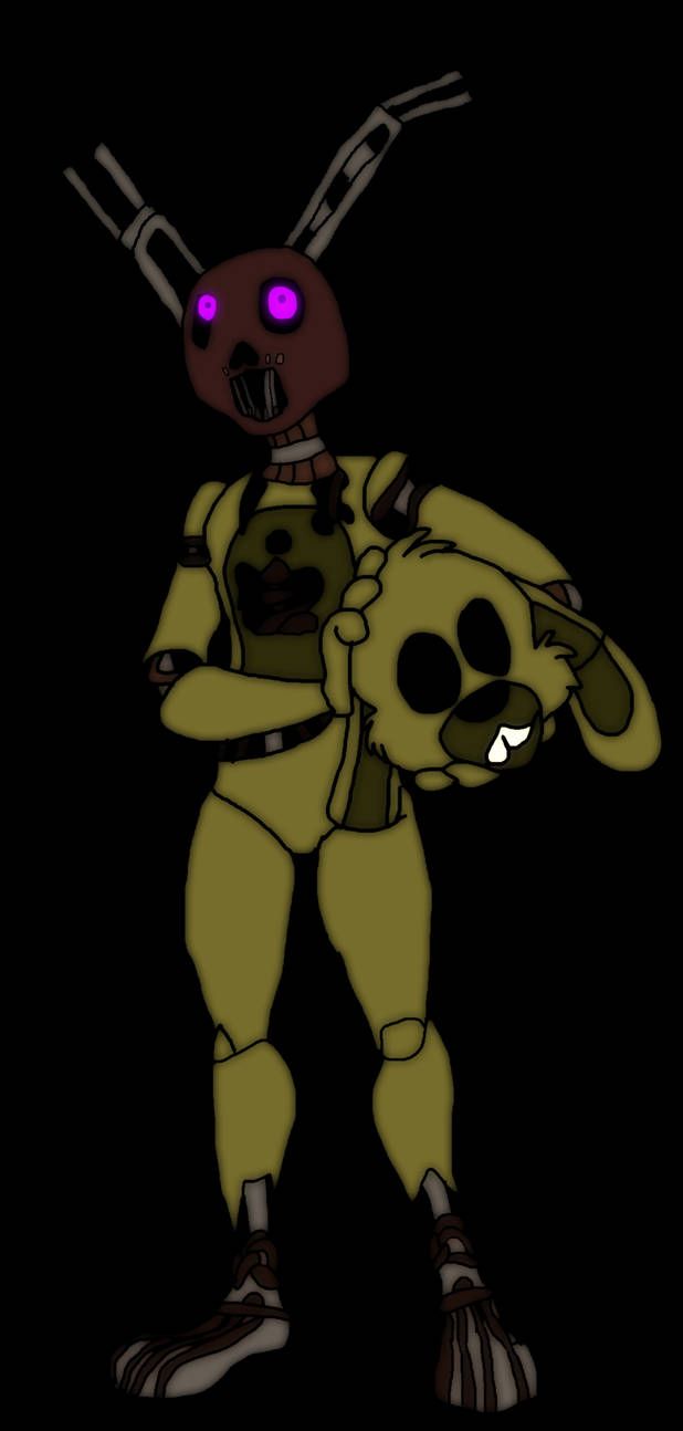 Springtrap no mask by 15blue on DeviantArt