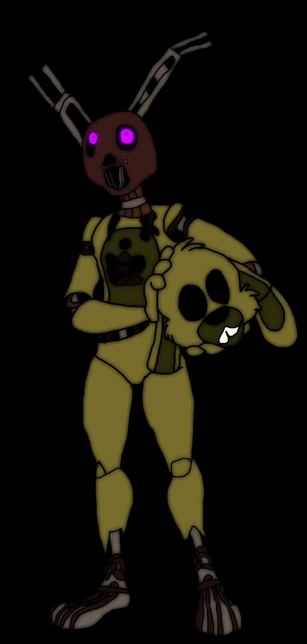 Springtrap No Mask By 15blue On DeviantArt springtrap-no-mask-by-15blue-on-deviantart