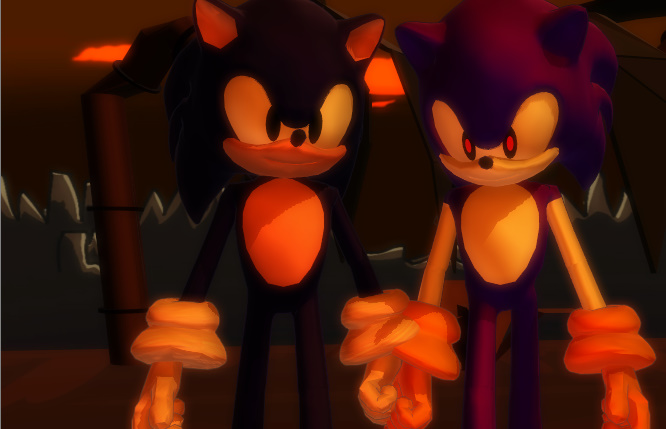 SAB64 Version Sonic.Exe (Model DL) by peachysilver on DeviantArt