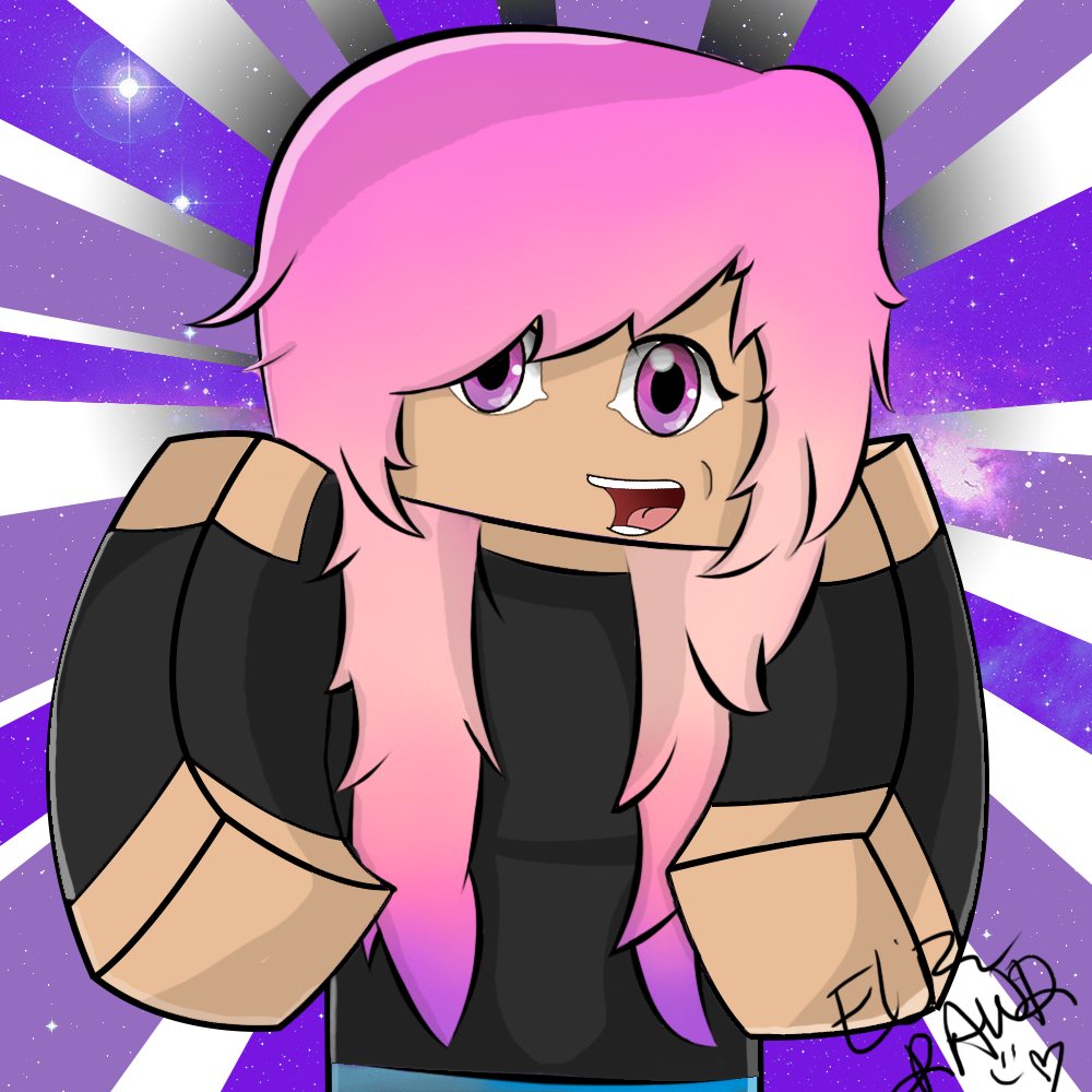 Minecraft Girl Draw In Minecraft Girl Drawing Minecraft Biene Und Blume, Sommer