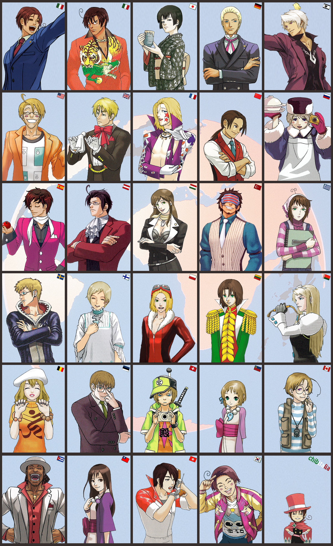 APH - Ace Attorney crossover