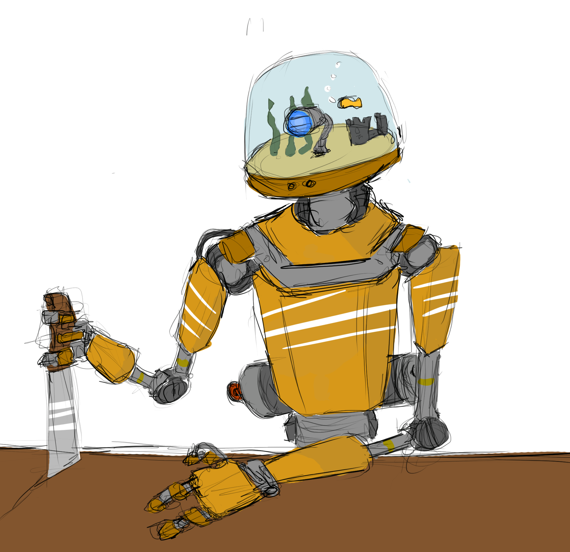 Fish Tank Robot by TomDoesArt on DeviantArt Fish Tank Robot by TomDoesArt on DeviantArt