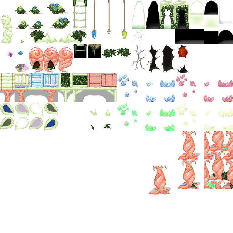 RPG Maker MV custom plant-based tileset by CSEmber on DeviantArt