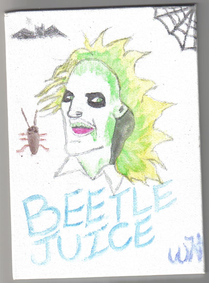 Beetlejuice Painting