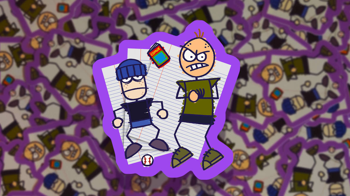 Stickin' Around Lance and Russell Stickers by RobDemersArt on DeviantArt