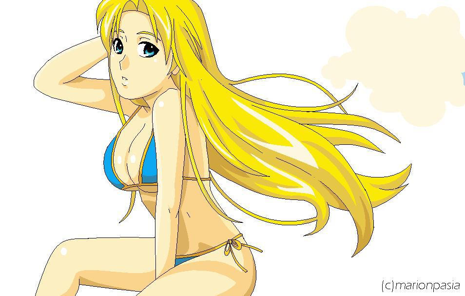 Summer (blonde anime girl w/o background) by marionpasia17 on DeviantArt