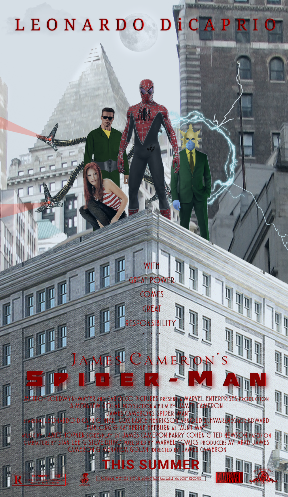 James Cameron's Spider-Man poster by RJClark777 on DeviantArt