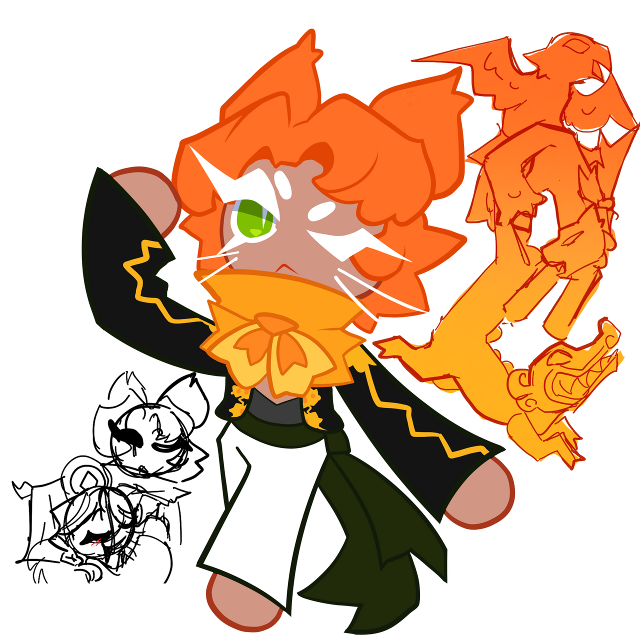 Marigold Riki Marigold cookie redesign by Fizzifei on DeviantArt