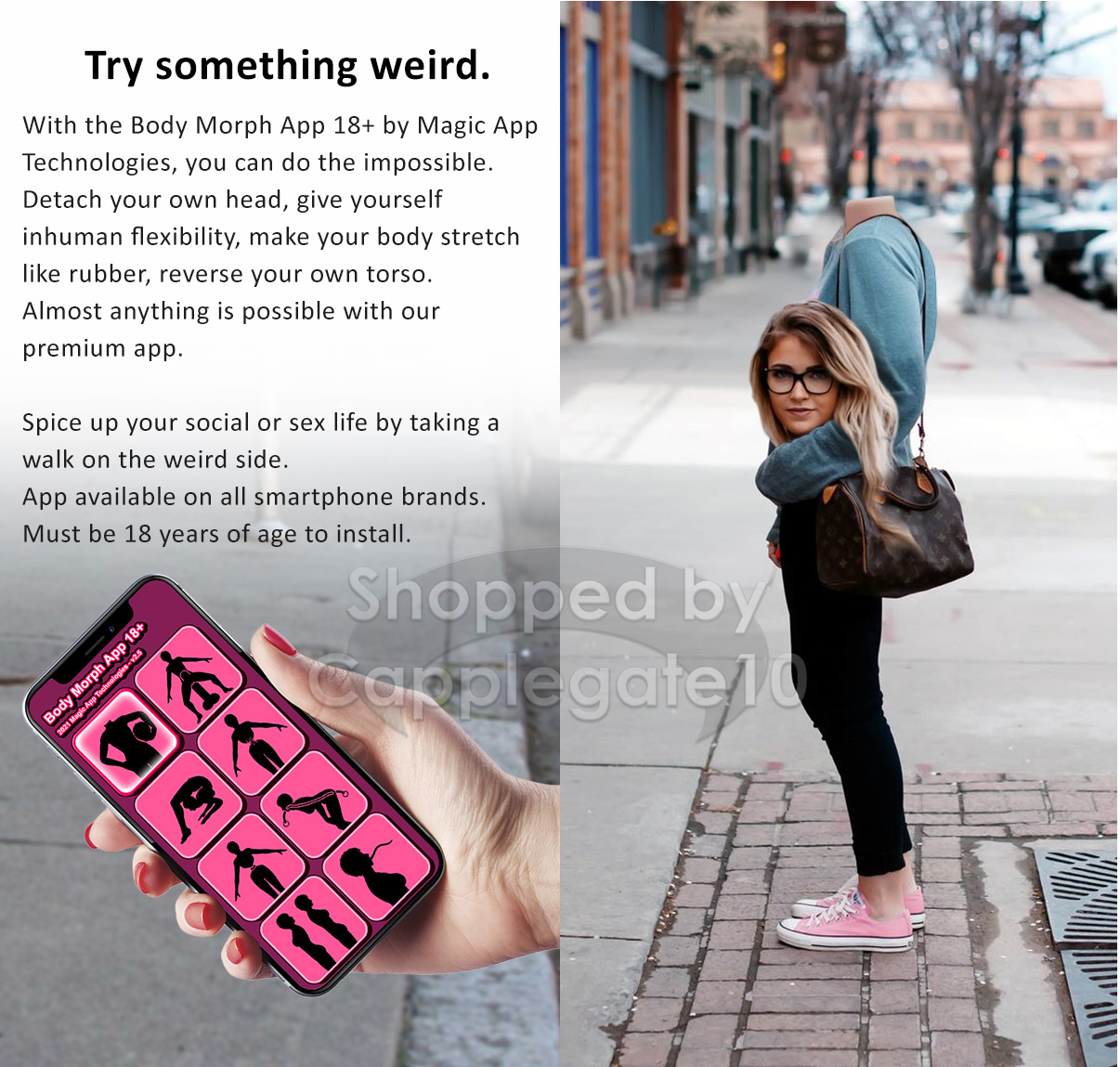 Body Morph App Ad Headless 1 by capplegate on DeviantArt