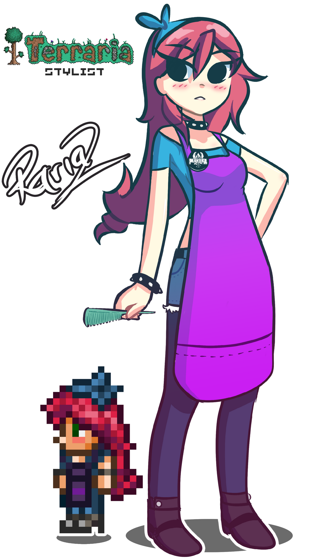 Stylist Terraria by Rariaz on DeviantArt