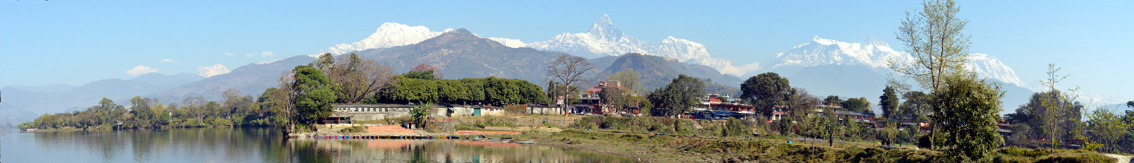 Pokhara - Pewa Lake Pano